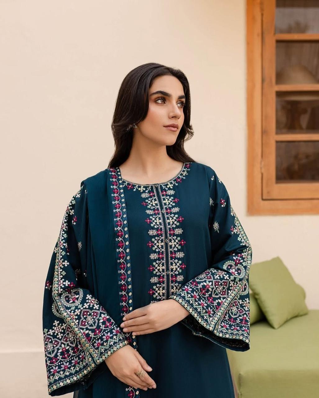 Adaab Lawn 3pc - Riwaiti Rang