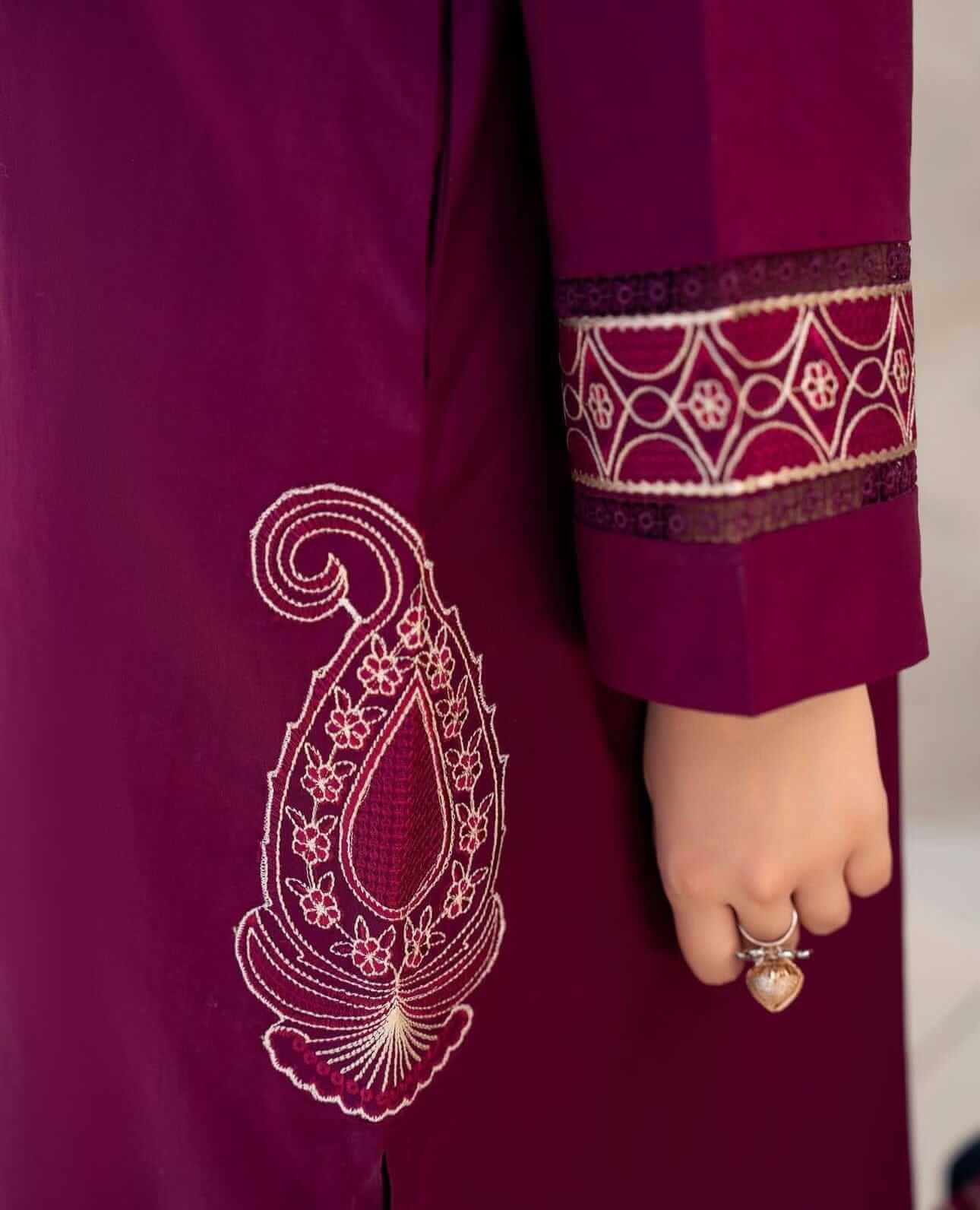 Calico Embroidery 3pc - Riwaiti Rang