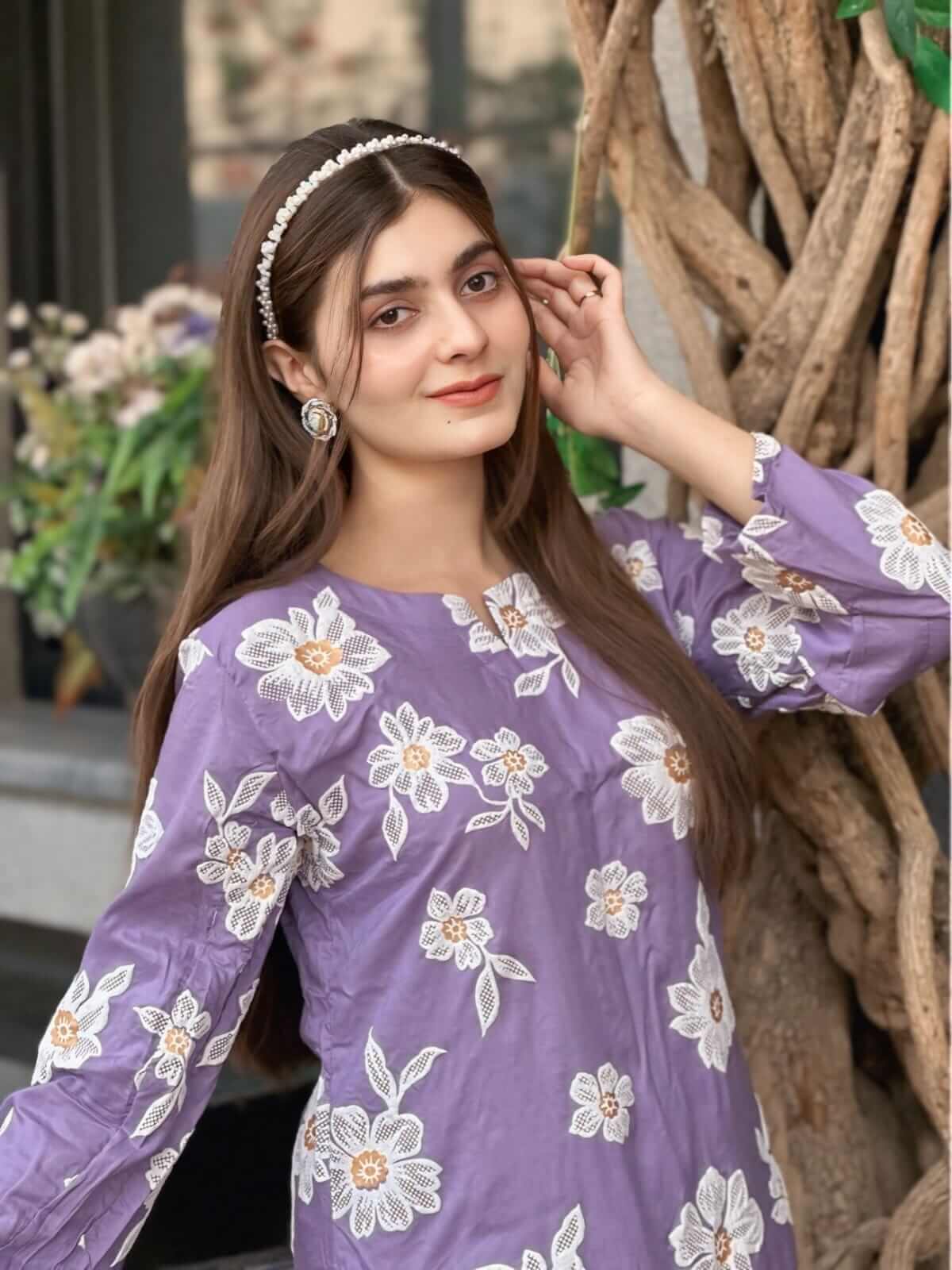 Gulistan Emb 2pc - Riwaiti Rang